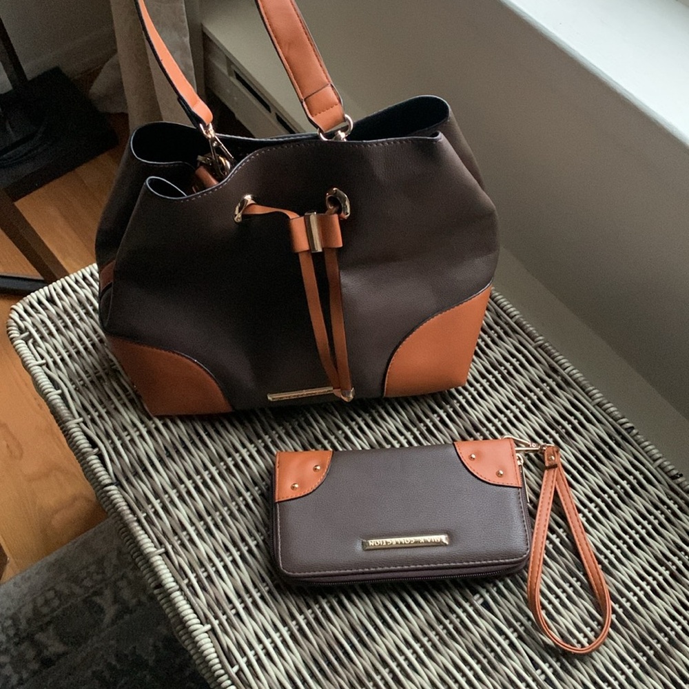 Brown Leather Hobo Bag